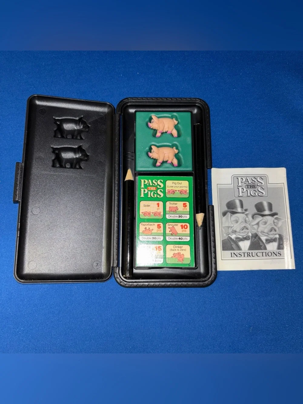 Vintage 1995 Milton Bradley Pass The Pigs Dice Travel Game NWOB Hasbro New